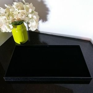 ✂ Black Jewelry Tray